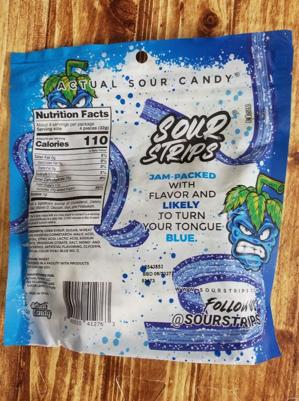 Sour Strips Blue Raspberry Feastables Sour Strikes Bundle Set - Picture 6 of 7